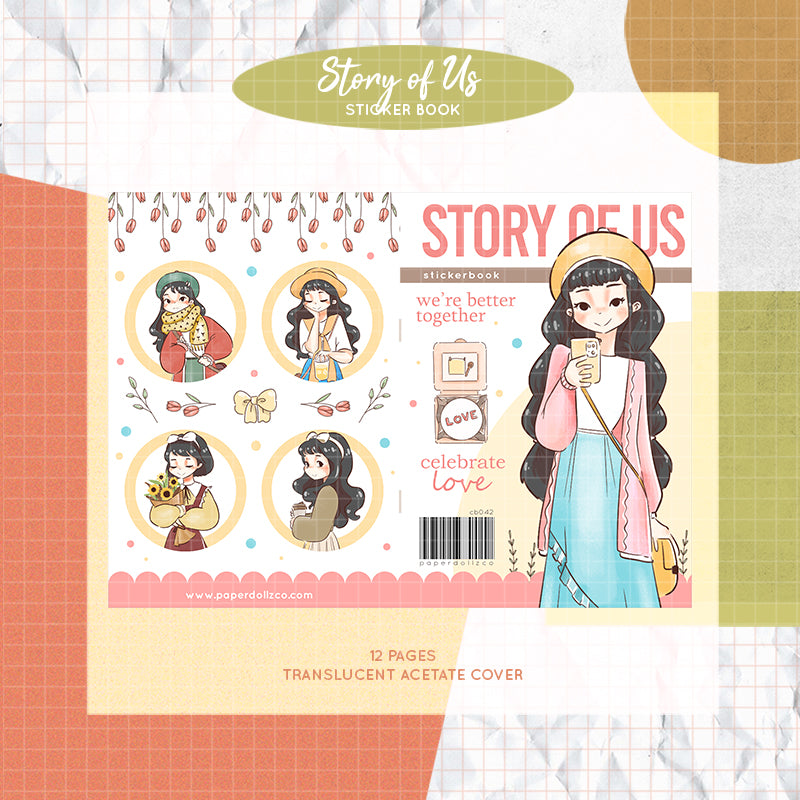 Story of Us | PaperDollzCo Planner | Sticker Book | CB042