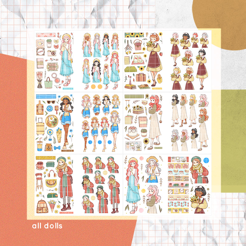 Story of Us | PaperDollzCo Planner | Sticker Book | CB042