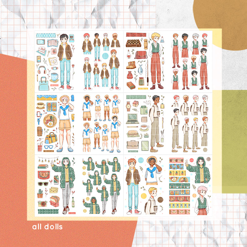 Crush Confessions  | PaperDollzCo Planner | Sticker Book | CB043