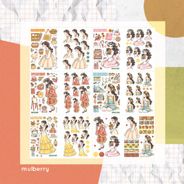 The Pretty Petal | PaperDollzCo | Sticker Book | CB044
