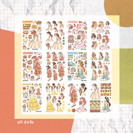 The Pretty Petal | PaperDollzCo | Sticker Book | CB044