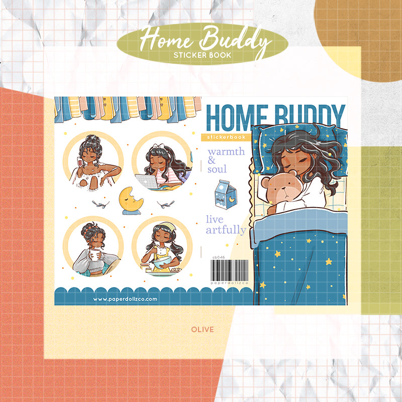 Home Buddy | PaperDollzCo | Sticker Book | CB046