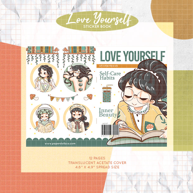 Love Yourself | PaperDollzCo | Sticker Book | CB047