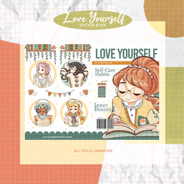 Love Yourself | PaperDollzCo | Sticker Book | CB047