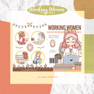 Working Women | PaperDollzCo | Sticker Book | CB048