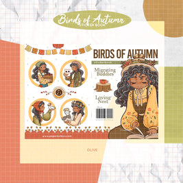 Birds of Autumn | PaperDollzCo | Sticker Book | CB049