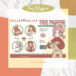 True Passion | PaperDollzCo | Sticker Book | CB050