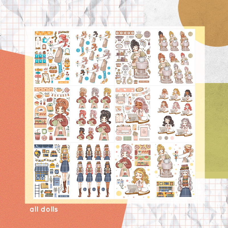 True Passion | PaperDollzCo | Sticker Book | CB050