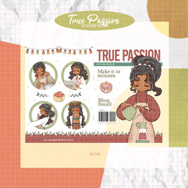 True Passion | PaperDollzCo | Sticker Book | CB050