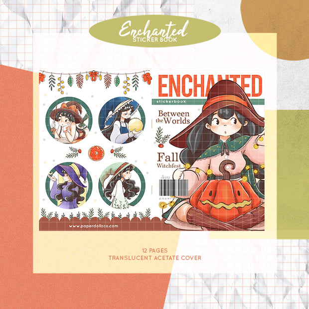 Enchanted | PaperDollzCo | Sticker Book | CB052