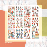 Joy to the Dolly World | PaperDollzCo | Sticker Book | CB053