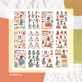 Joy to the Dolly World | PaperDollzCo | Sticker Book | CB053