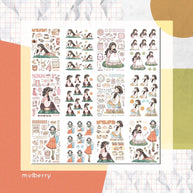 Blossoming | PaperDollzCo | Sticker Book | CB057