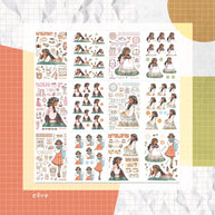 Blossoming | PaperDollzCo | Sticker Book | CB057