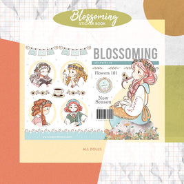 Blossoming | PaperDollzCo | Sticker Book | CB057