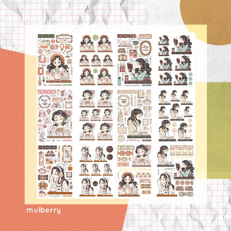 Alone Time | PaperDollzCo | Sticker Book | CB058