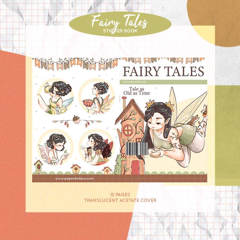 Fairy Tales | PaperDollzCo | Sticker Book | CB059