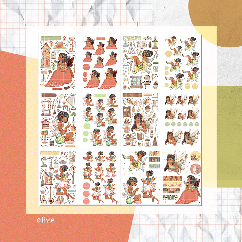 Fairy Tales | PaperDollzCo | Sticker Book | CB059