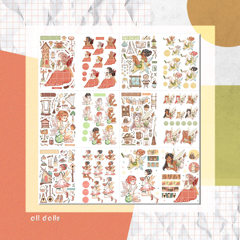 Fairy Tales | PaperDollzCo | Sticker Book | CB059