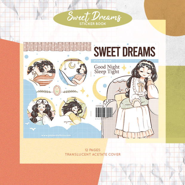 Sweet Dreams | PaperDollzCo | Sticker Book | CB060