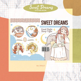 Sweet Dreams | PaperDollzCo | Sticker Book | CB060