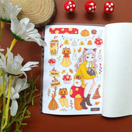 Fluffy Tails | PaperDollzCo | Sticker Book | CB064
