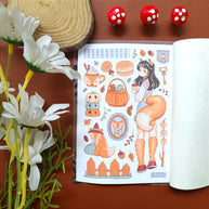 Fluffy Tails | PaperDollzCo | Sticker Book | CB064
