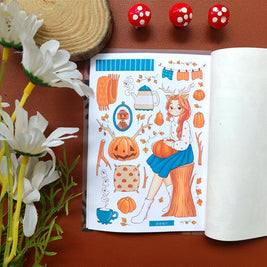 Fluffy Tails | PaperDollzCo | Sticker Book | CB064