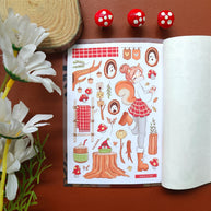 Fluffy Tails | PaperDollzCo | Sticker Book | CB064
