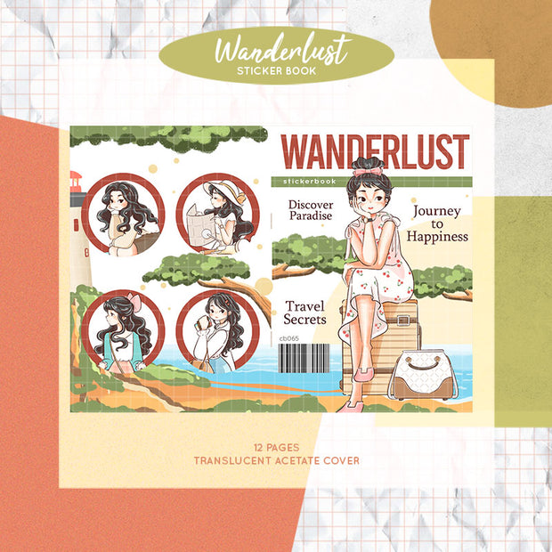 Wanderlust | PaperDollzCo | Sticker Book | CB065