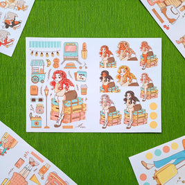 Wanderlust | PaperDollzCo | Sticker Book | CB065