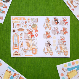 Wanderlust | PaperDollzCo | Sticker Book | CB065
