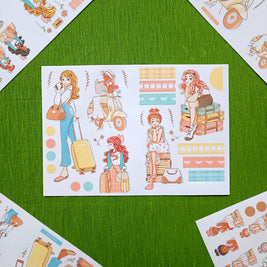 Wanderlust | PaperDollzCo | Sticker Book | CB065
