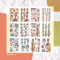 Winter Solstice | PaperDollzCo | Sticker Book | CB066