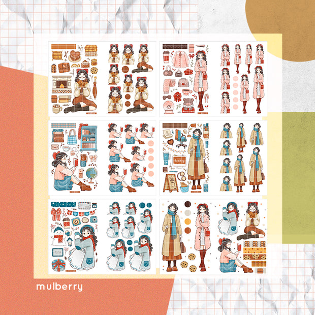 Winter Solstice | PaperDollzCo | Sticker Book | CB066