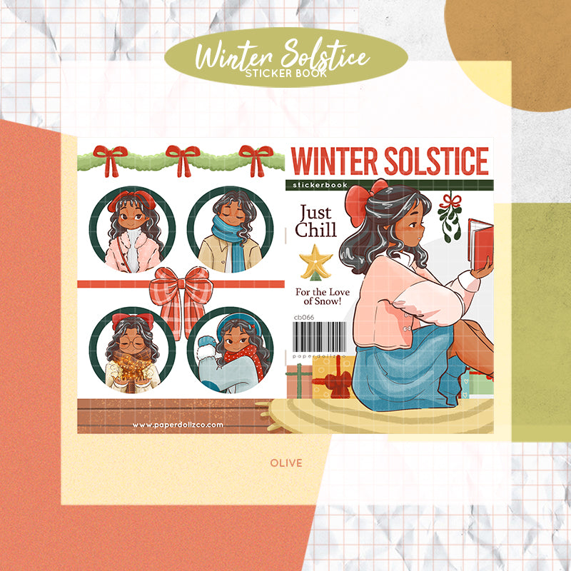 Winter Solstice | PaperDollzCo | Sticker Book | CB066
