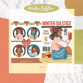 Winter Solstice | PaperDollzCo | Sticker Book | CB066