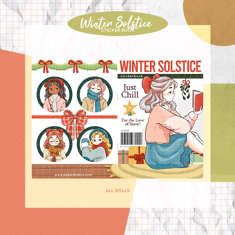 Winter Solstice | PaperDollzCo | Sticker Book | CB066