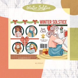 Winter Solstice | PaperDollzCo | Sticker Book | CB066