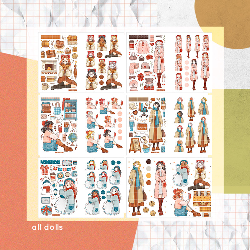 Winter Solstice | PaperDollzCo | Sticker Book | CB066