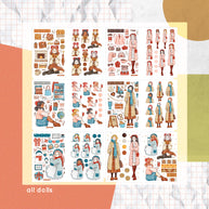 Winter Solstice | PaperDollzCo | Sticker Book | CB066