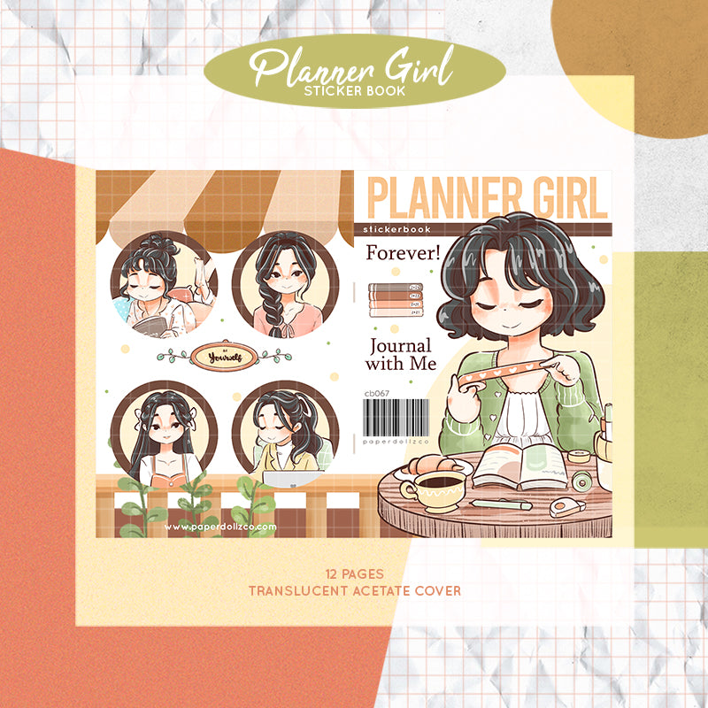 Planner Girl | PaperDollzCo | Sticker Book | CB067