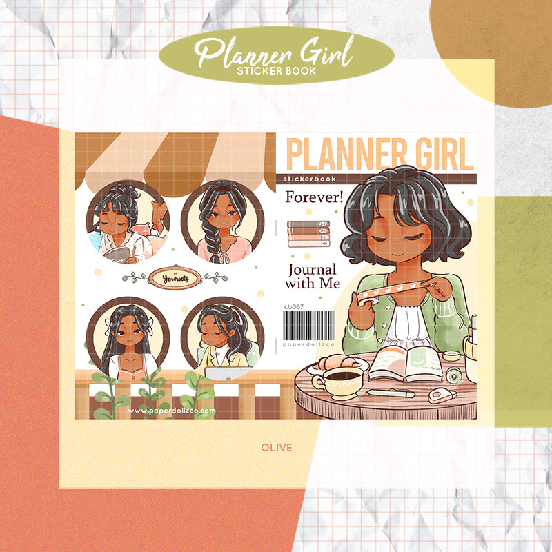 Planner Girl | PaperDollzCo | Sticker Book | CB067