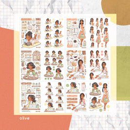 Planner Girl | PaperDollzCo | Sticker Book | CB067