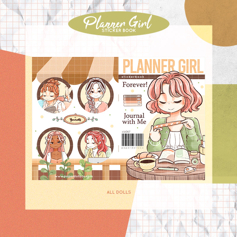 Planner Girl | PaperDollzCo | Sticker Book | CB067