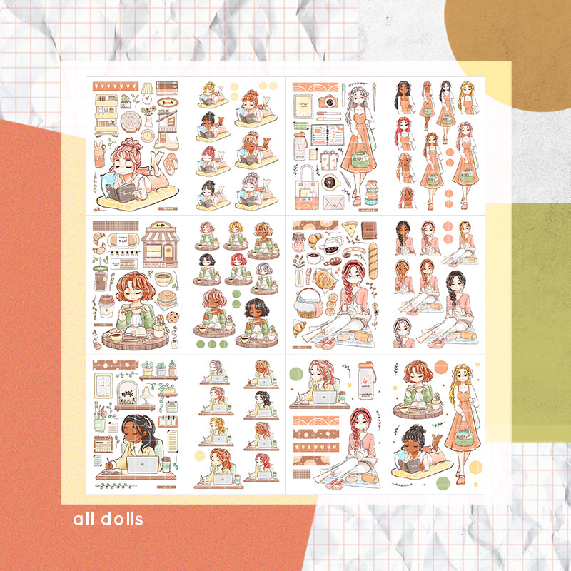 Planner Girl | PaperDollzCo | Sticker Book | CB067