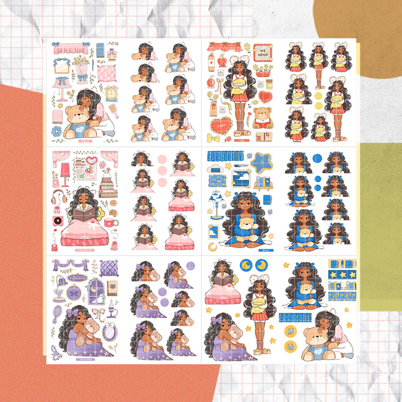 Midnight Dreamcatcher | PaperDollzCo | Sticker Book | CB069