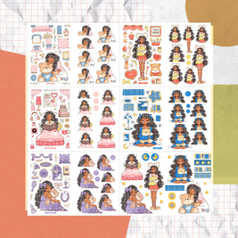 Midnight Dreamcatcher | PaperDollzCo | Sticker Book | CB069