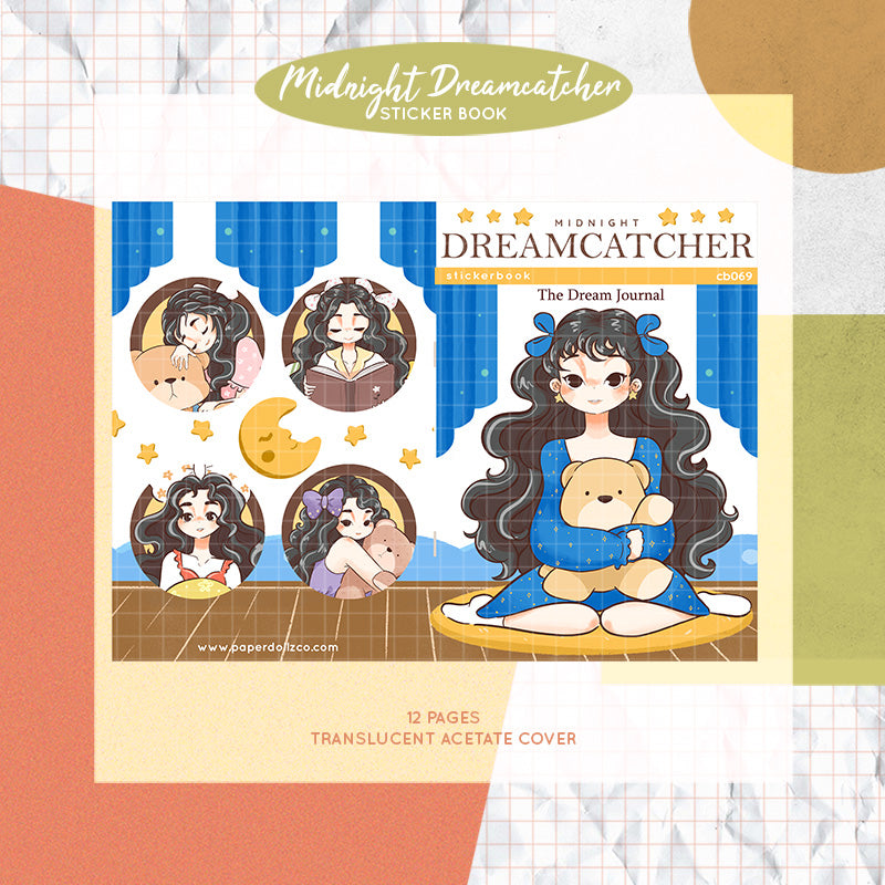 Midnight Dreamcatcher | PaperDollzCo | Sticker Book | CB069