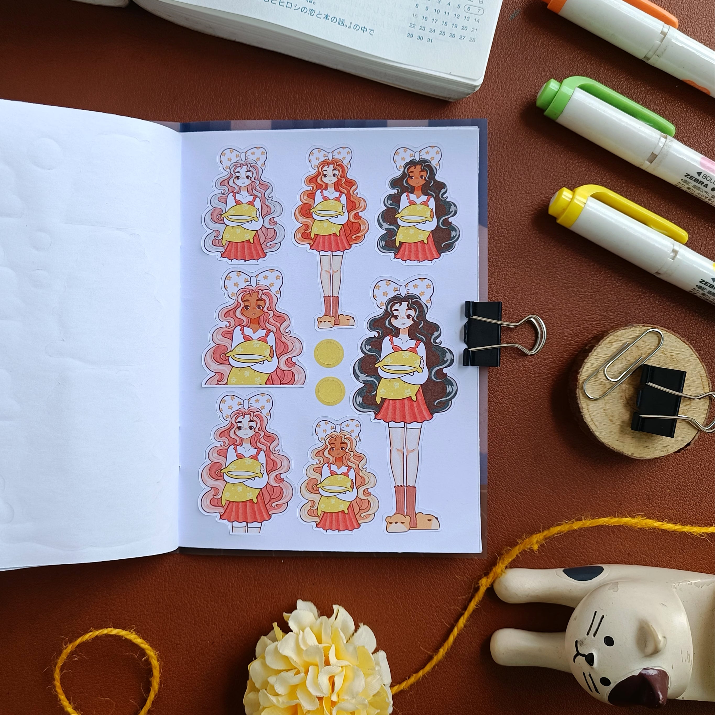 Midnight Dreamcatcher | PaperDollzCo | Sticker Book | CB069